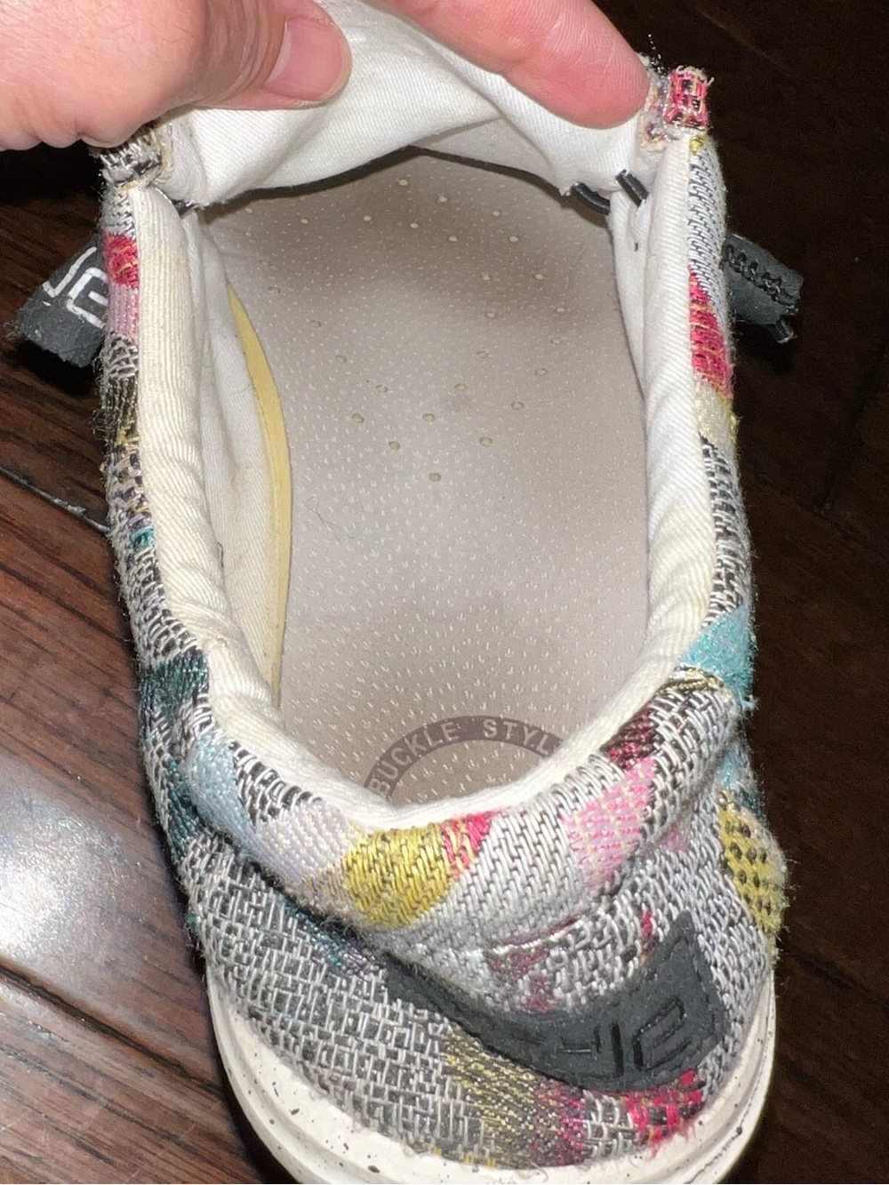 Hey Dude Wally Woven Peacock Shoes - Picture 8 of 10